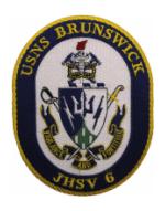 USNS Brunswick JHSV-6 Ship Patch