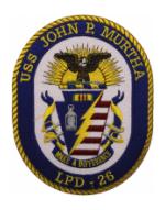 USS John P. Murtha LPD-26 Ship Patch