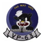 Navy Patrol Squadron VP-63 ( The Mad Cats) Patch