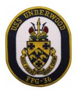 USS Underwood FFG-36 Ship Patch