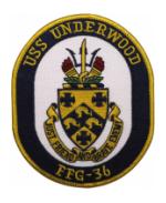 USS Underwood FFG-36 Ship Patch