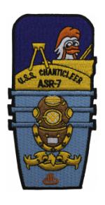 USS Chanticleer ASR-7 Ship Patch