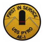 USS Pyro AE-1 Ship Patch