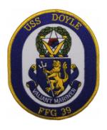 USS Doyle FFG-39 Ship Patch