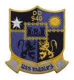 USS Manley DD-940 Ship Patch