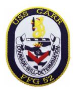 USS Garr FFG-52 Ship Patch