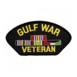 Gulf War Veteran with Ribbons Patch
