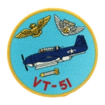 Navy Torpedo Bombing Squadron VT-51 Patch