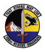 Air Force 130th Rescue Squadron Patch
