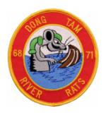 Dong Tam River Rats 68-71 Brown Water Navy Vietnam patch