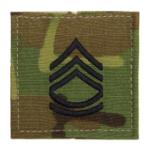 Army Scorpion Sergeant First Class E-7 Rank with Velcro Backing