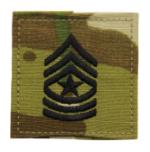 Army Scorpion Sergeant Major E-9 Rank with Velcro Backing