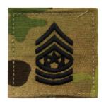 Army Scorpion Command Sergeant Major E-9 Rank with Velcro Backing