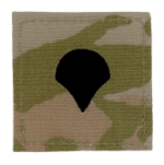 Army Scorpion Specialist Four E-4 Rank with Velcro Backing