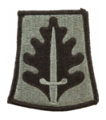 800th Military Police Brigade Patch Foliage Green (Velcro Backed)