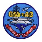 USS Coral Sea CV-43 Ship Patch