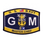 USN RATE GM Gunner's Mate Master Chief Patch