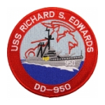 USS Richard S Edwards DD-950 Ship Patch