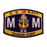 USN RATE MM Senior Chief Machinist Mate Patch