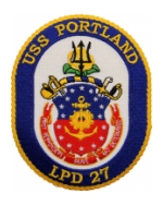 USS Portland LPD-27 Ship Patch