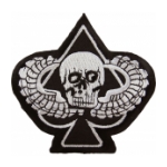 Winged Skull Ace Patch