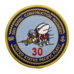 30th Naval Construction Regiment Pacific Fleet Patch