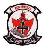 Navy Training Squadron VT-3 (Red Knights - Traron Three) Patch