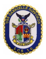 USS Gabrielle Giffords LCS-10 Ship Patch