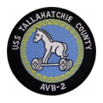 USS Tallahatchie County AVB-2 Ship Patch