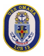 USS Omaha LCS-12 Ship Patch