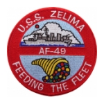 USS Zelima AF-49 Ship Patch