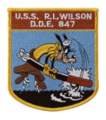 USS R.L. Wilson DDE-847 Ship Patch