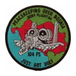 Air Force 104th Fighter Squadron (Operation Deny Flight 1994) Patch