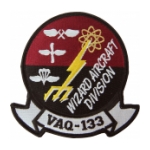 Navy Tactical Electronic Attack Squadron VAQ-133 Patch (Wizard Aircraft Division)