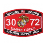 USMC MOS 3072 Aviation Supply Man Patch