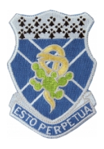 123rd Armored Regiment (Esto Perpetuls) Patch