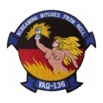 Navy Tactical Electronic Warfare Squadron VAQ-136 (Screaming Bitches From Hell) Patch