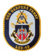 USS Harpers Ferry LSD-49 (First In Freedom) Ship Patch