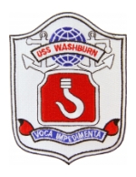 USS Washburn AKA-108 Ship Patch