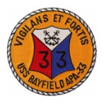 USS Bayfield APA-33 Ship Patch