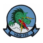 Navy Electronic Attack Squadron VAQ-130 Patch (Hook and Loop Backing)