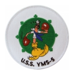 USS YMS-5 Ship Patch