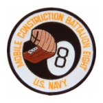 8th Naval Mobile Construction Battalion Patch