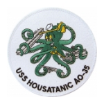 USS Housatanic AO-35 Ship Patch