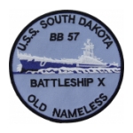 USS South Dakota BB-57 Ship Patch