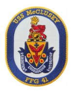 USS McClusky FFG-41 Ship Patch