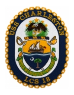 USS Charleston LCS-18 Ship Patch