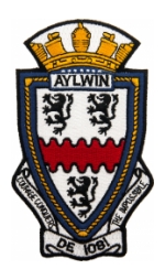 USS Aylwin DE-1081 Ship Patch