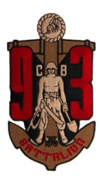 93rd Naval Construction Battalion Patch