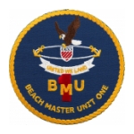 Navy Beachmaster Unit 1 (United We Land) Patch